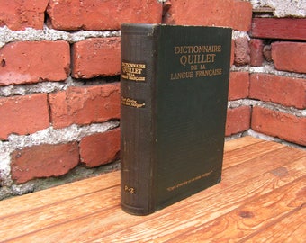 Dictionnaire Français, Vocabulaire d'Interprétation P-Z, Livre antik, Französisch Antik-Buch, Französisch Wörterbuch, 1940 Buch, klassische Buch