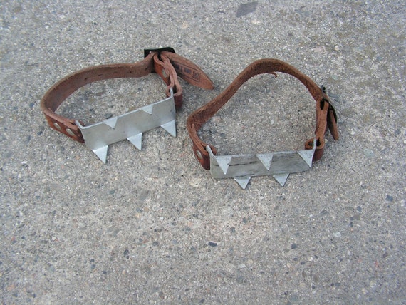 Vintage Ice Spikes voor het klimmen van de jaren 1950 Metalen - Etsy België