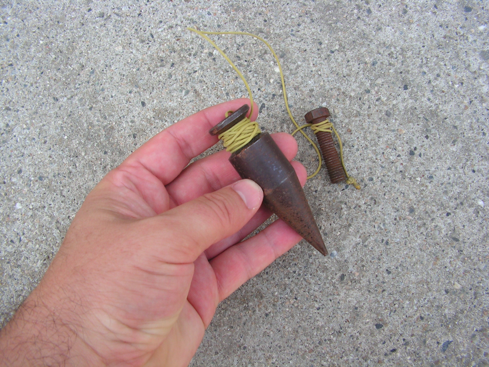 Filo A Piombo Metrico Da 300 Grammi - Conico, Per Lavori Di Bricolage E Edilizia