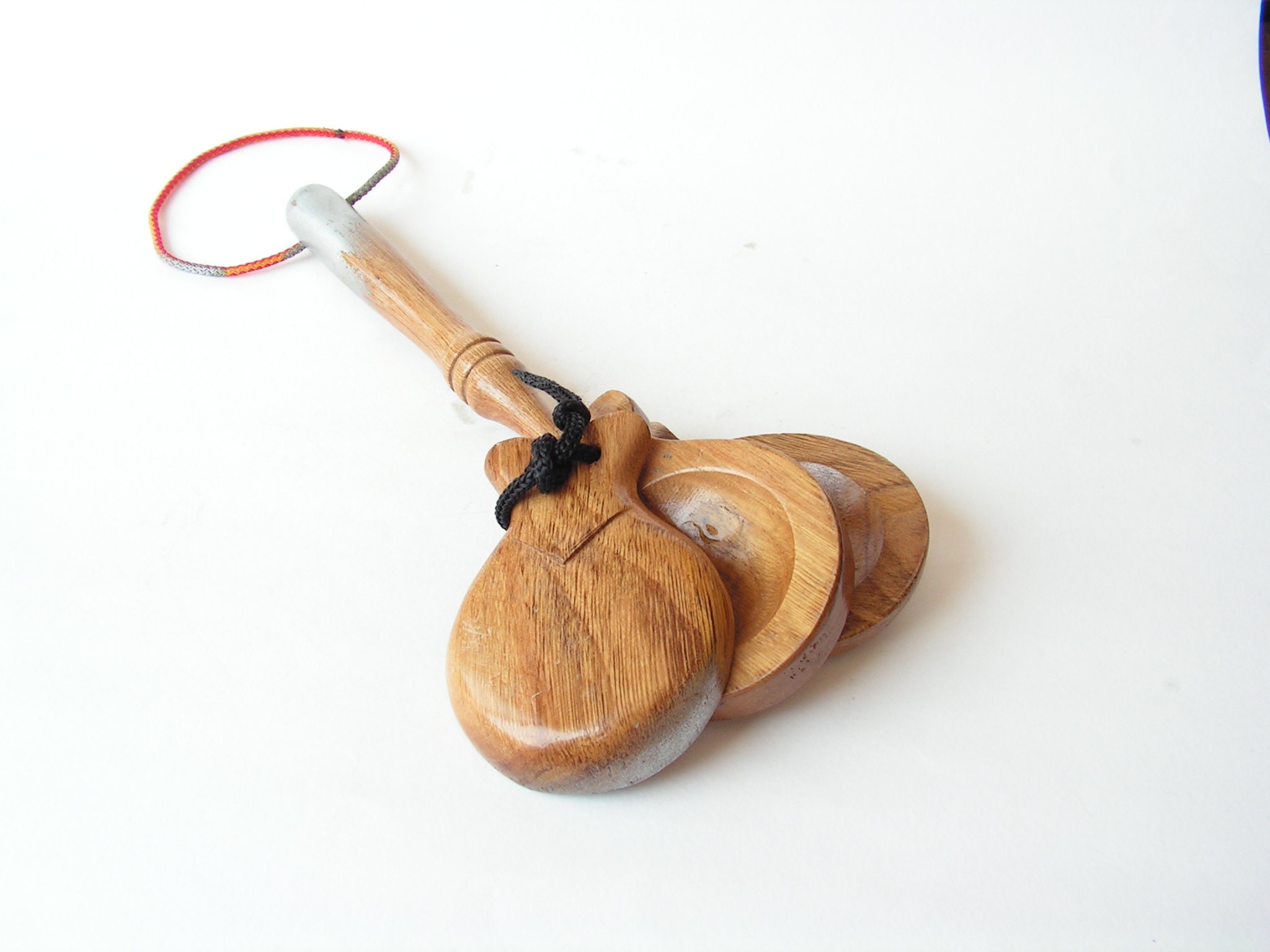 Vintage With Handle Handmade Wooden Etsy UK