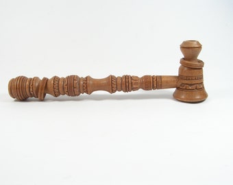 Pipa nunca usada Pipa de madera hecha a mano encantadora vintage NOS Tabaco Pipa encantadora tallada a mano Pipa de coleccionista decorativa retro Regalo para fumadores