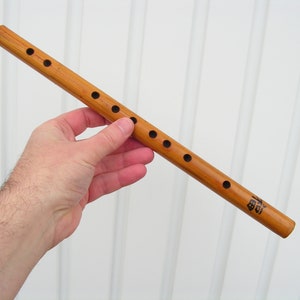 Vintage wooden flute Chinese inscription Whistle flute wood 11 holes Wooden musical instrument Primitive wind Instrument Folk flute
