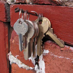 Oude metalen lopers, set van 9 sleutels, vintage lopers, collectiesleutels, passleutels, metalen hoofdsleutels