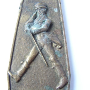 Vintage Brass Johnnie Walker Bottle Opener, Bar Tool Accessory image 5