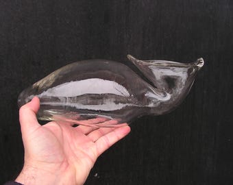 Vintage rare glass urine bottle, Old women's urinal, Hospital bed bottle for ladies, Medical glass bottle, Old hospital medicine collection