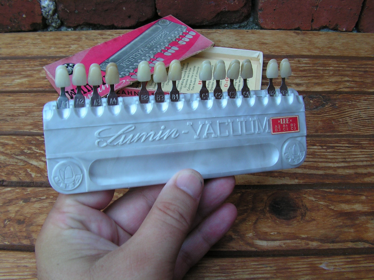 German Dental Shade Guides Dentist Tool Vintage Dental Shade Etsy