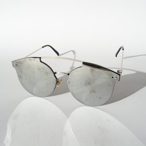 Unisex aviator sunglasses Unisex mirror sunglasses Vintage lenses Motorcycle glasses Metal frame sunglasses Oversize sunglasses