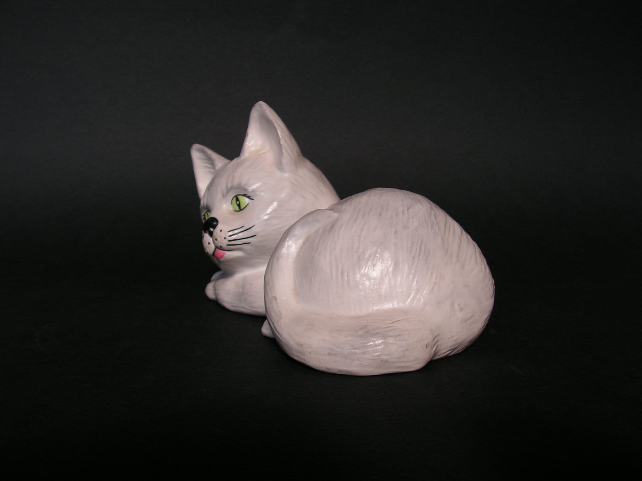 Gato de cerámica vintage gato de la figura gato de cerámica Etsy