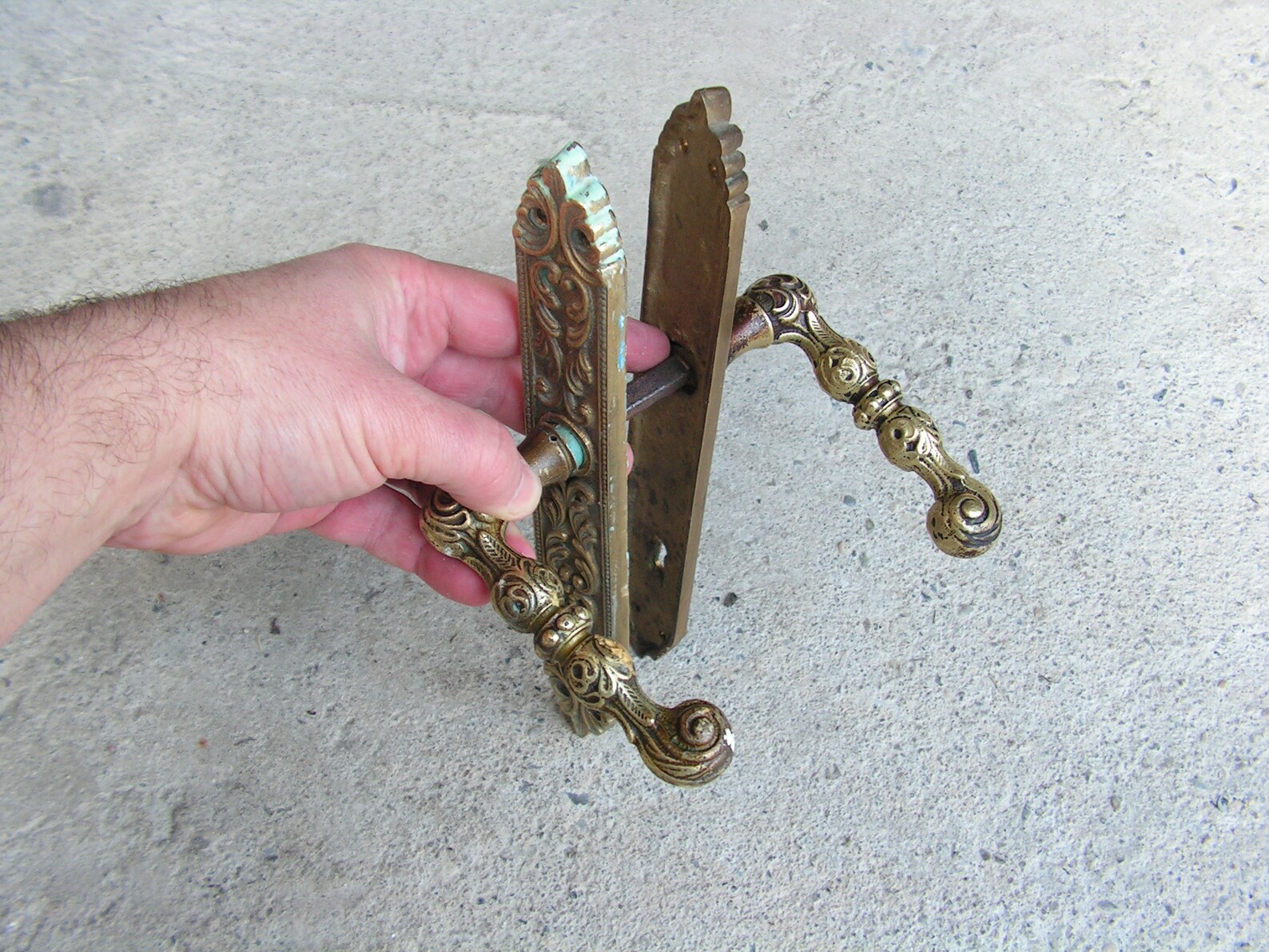 Vintage Lovely Door Lock 1930s Interior Brass Lock With - Etsy