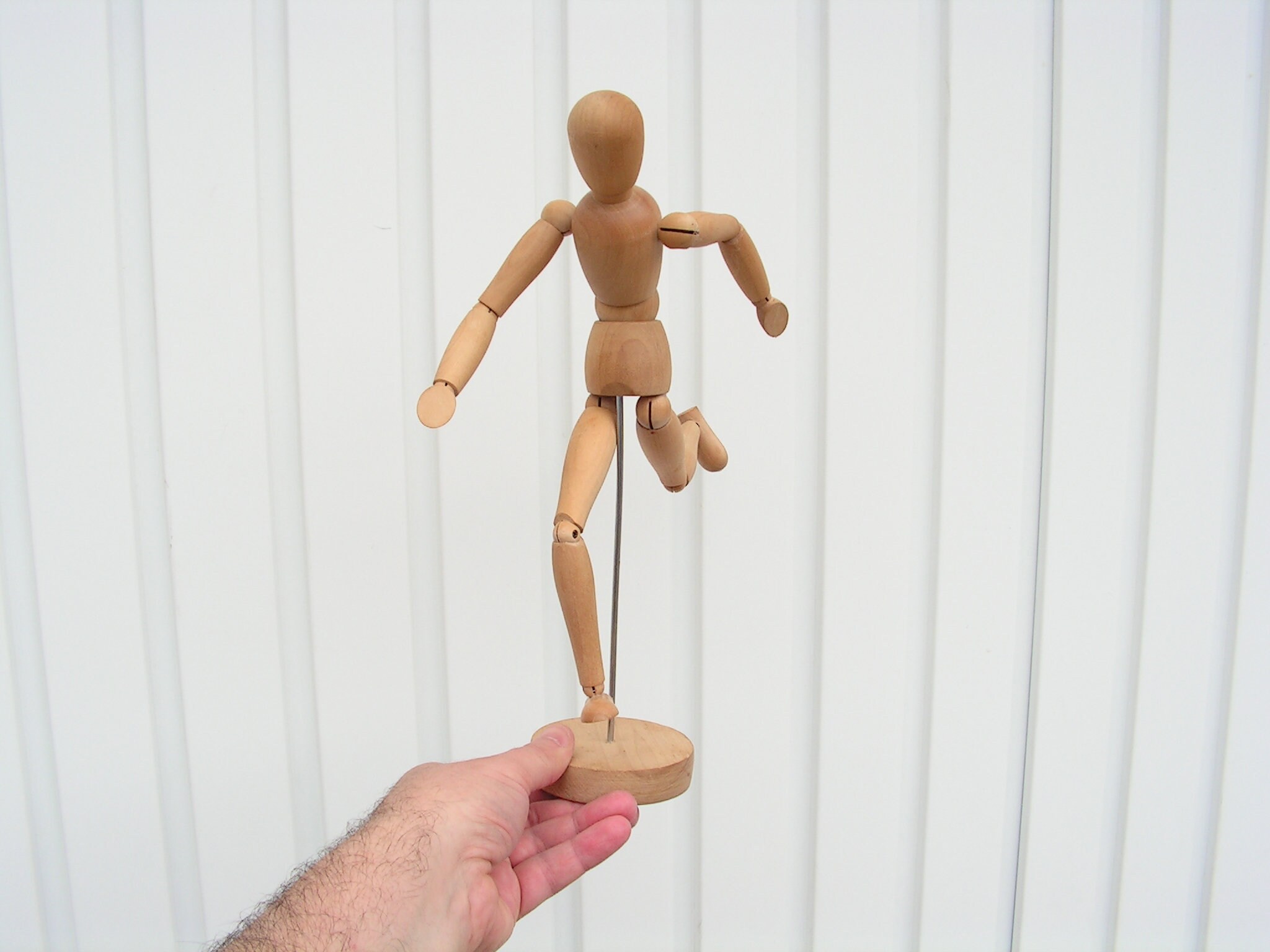 Hölzerne menschliche Figur voller Körper 8 "Unisex Mannequin Künstler 
