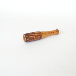 Vintage cigarette NEVER USED Wooden handmade cigarette holder Tobacco pyrography cigarette Decorative pipe Collector&#39;s Pipe Gift for Smokers