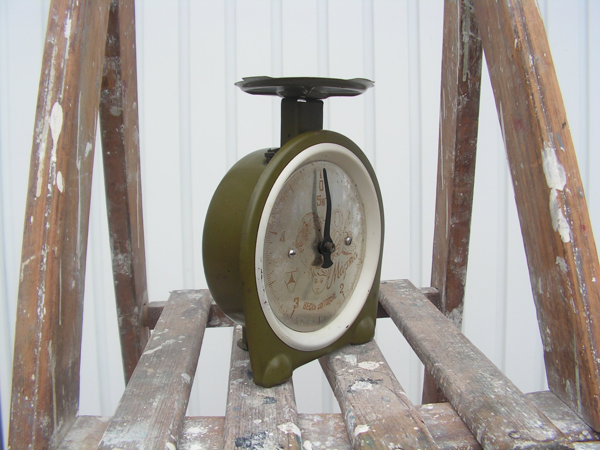 Working Metal Scale Retro Soviet Kitchen Scale Vintage Cooking ...