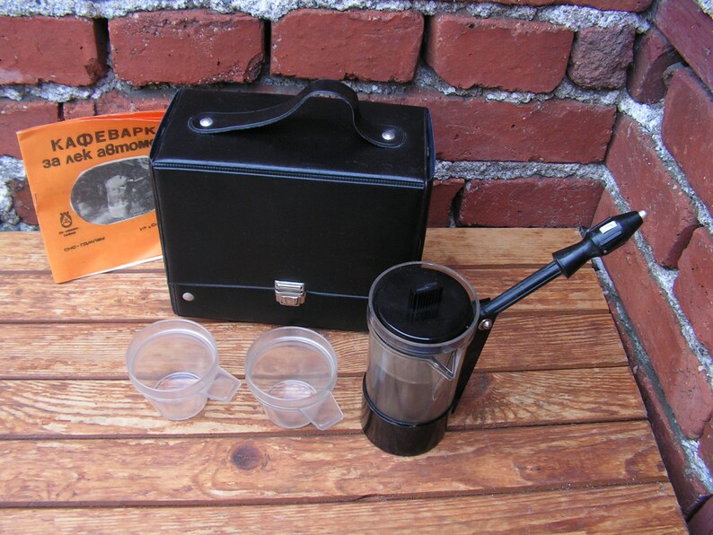 Vintage Coffee Maker for Car NEVER USED Black Travel Coffee Etsy