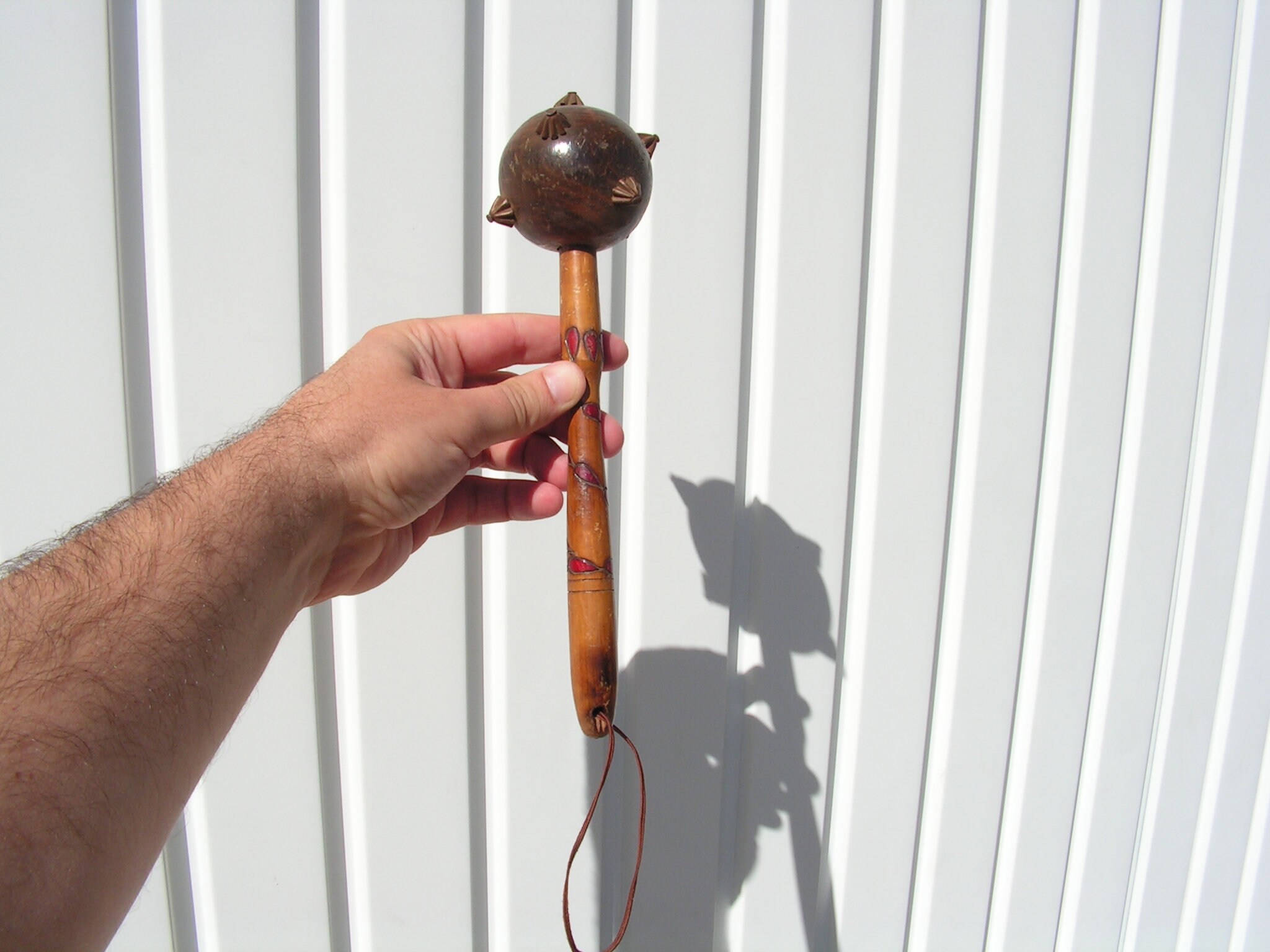 Vintage mace Small wooden mace Old mace Vintage tool Etsy