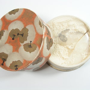 Antico francese scatola di polvere COTY Paris, Piccola scatola di polvere, POUDRE, Polvere di bellezza del profumo viso, Trucco viso antico, Made in France