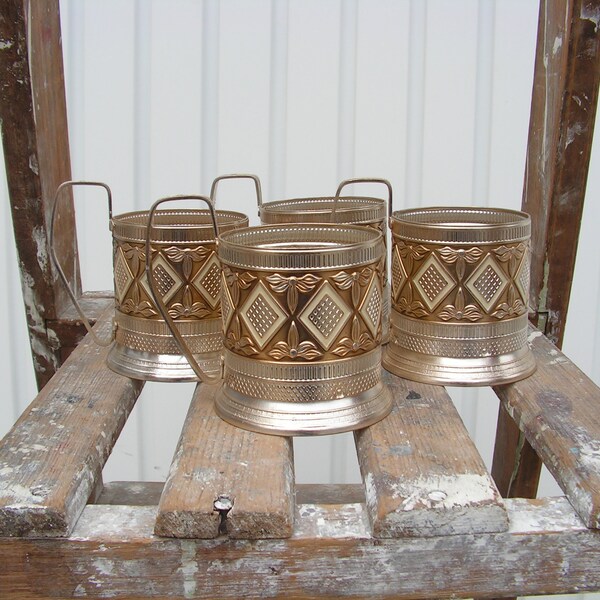 World Faith 4-Pack Russian Tea Glasses – 20 Facet Granyonyi, 8.5 Oz, Soviet Style, Dishwasher Safe