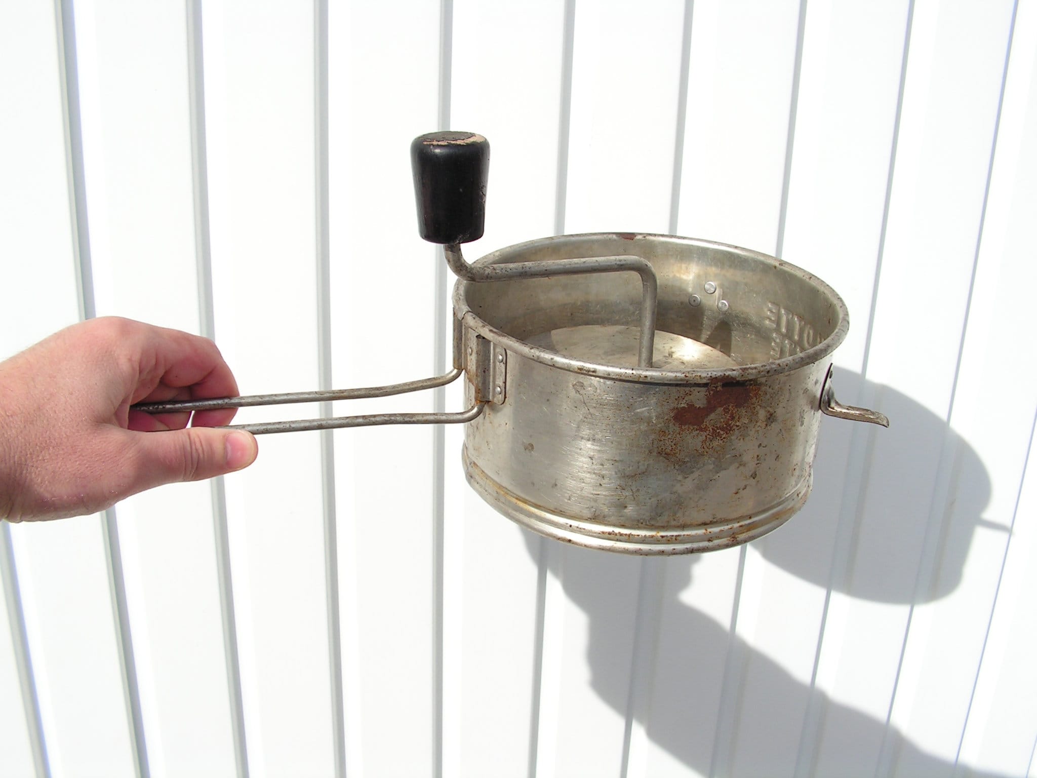 Vintage Vegetable Grinder Mill Tomato Rust Mill Metal Food Mincer