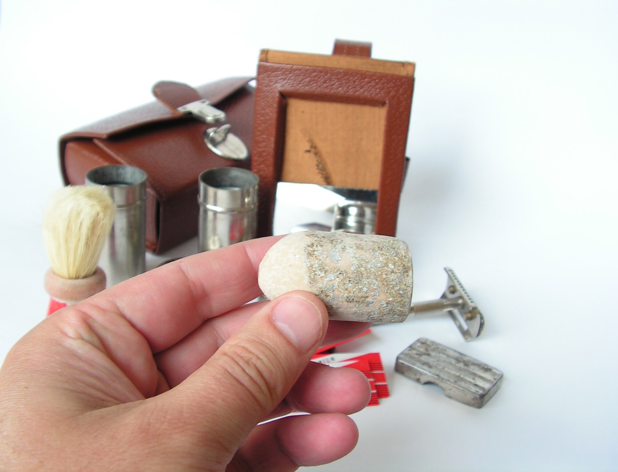 Full Set Shaving Kit Vintage Shaving Kit Men's Toiletries Etsy UK