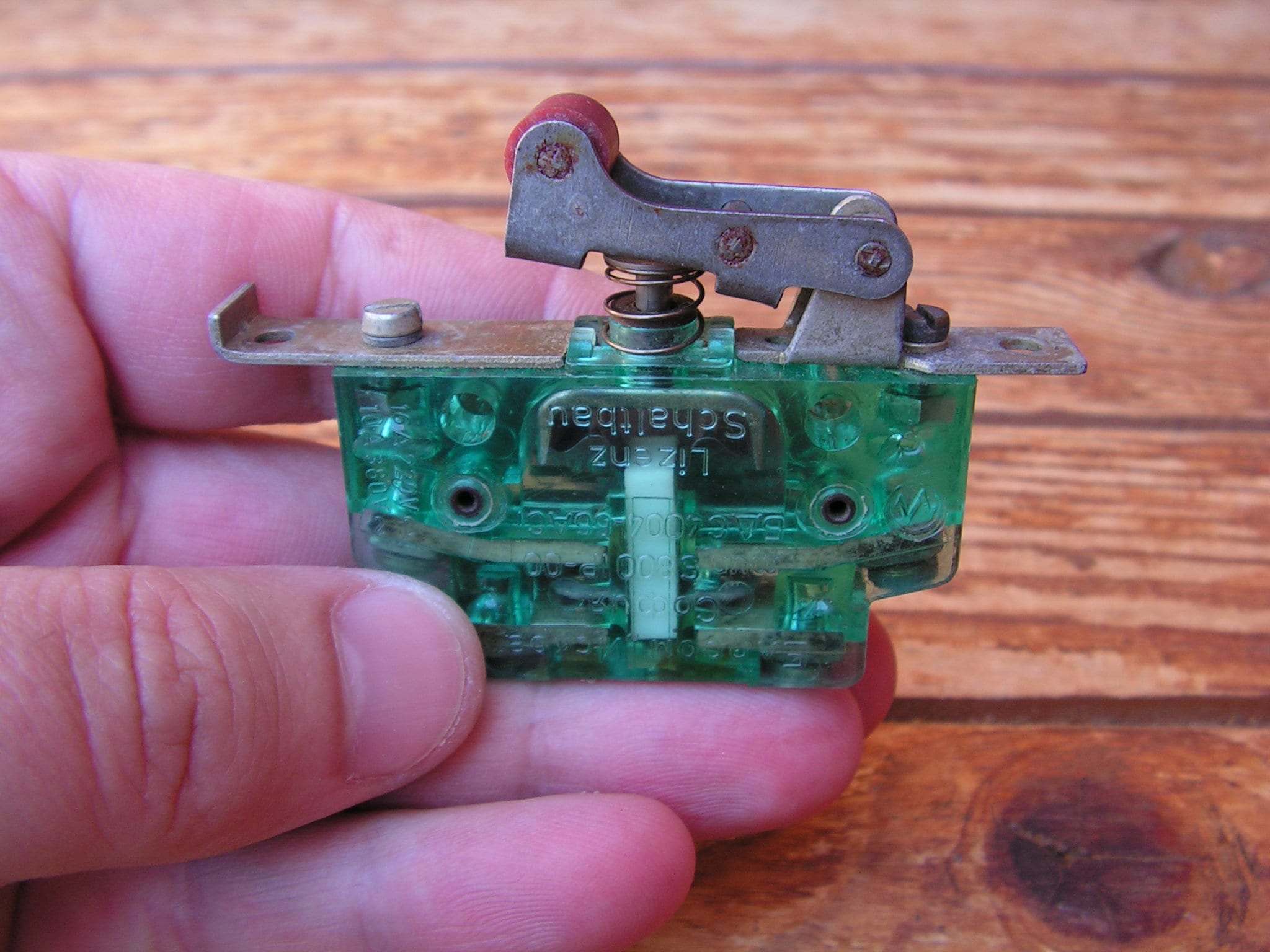 Vintage Mechanical Switch, Switch With Spring, Toggle Switch