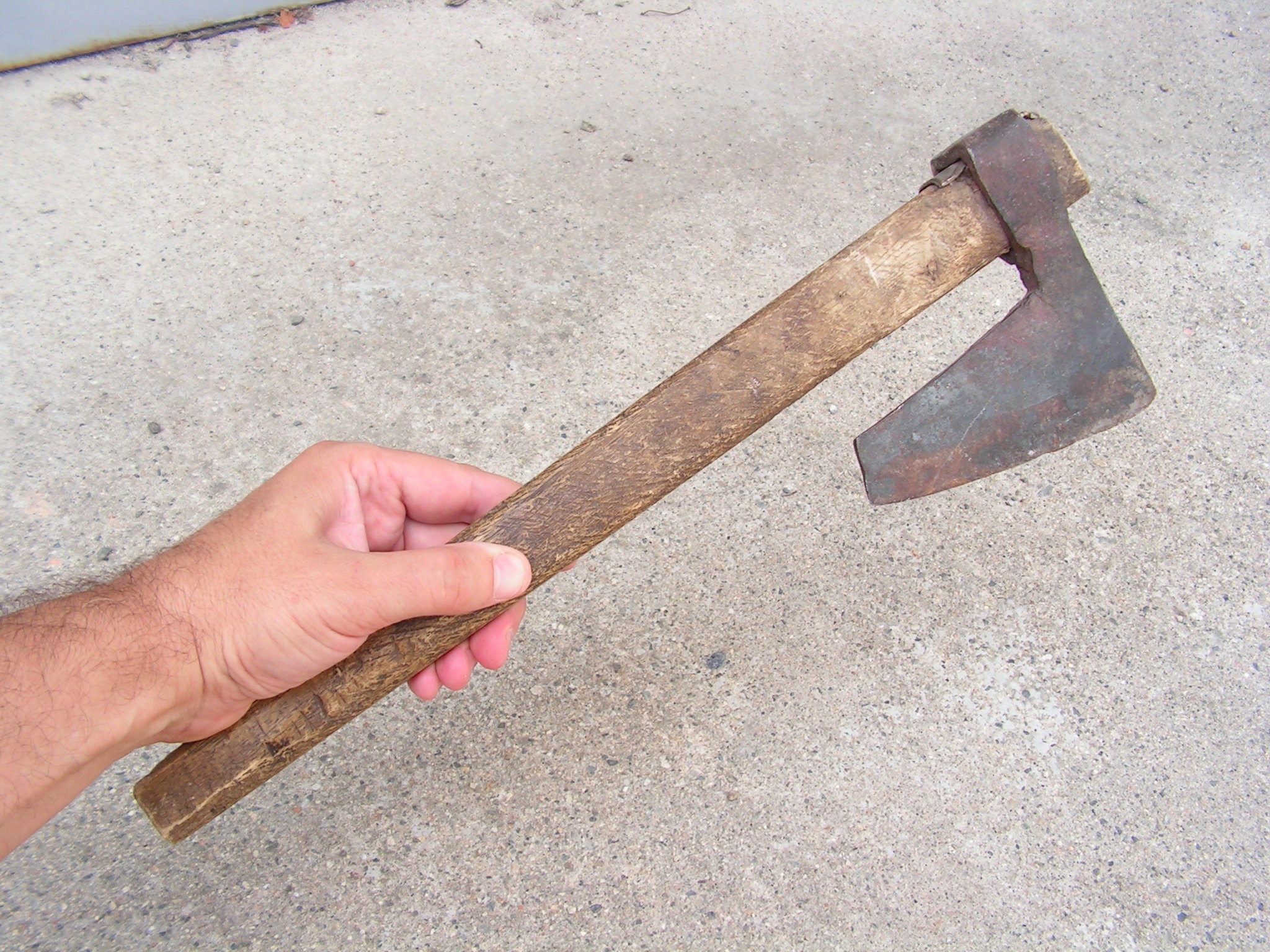 TÊTE DE HACHE en fer rare forgée à la main, outil indien vintage : trésor... EUR 97,49 - FR