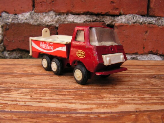 red toy truck vintage