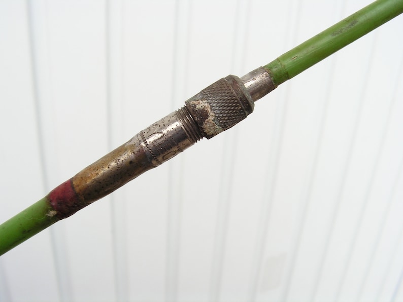 Fishing Rod Plastic Handle Vintage Fishing Rod of 2 Parts Etsy