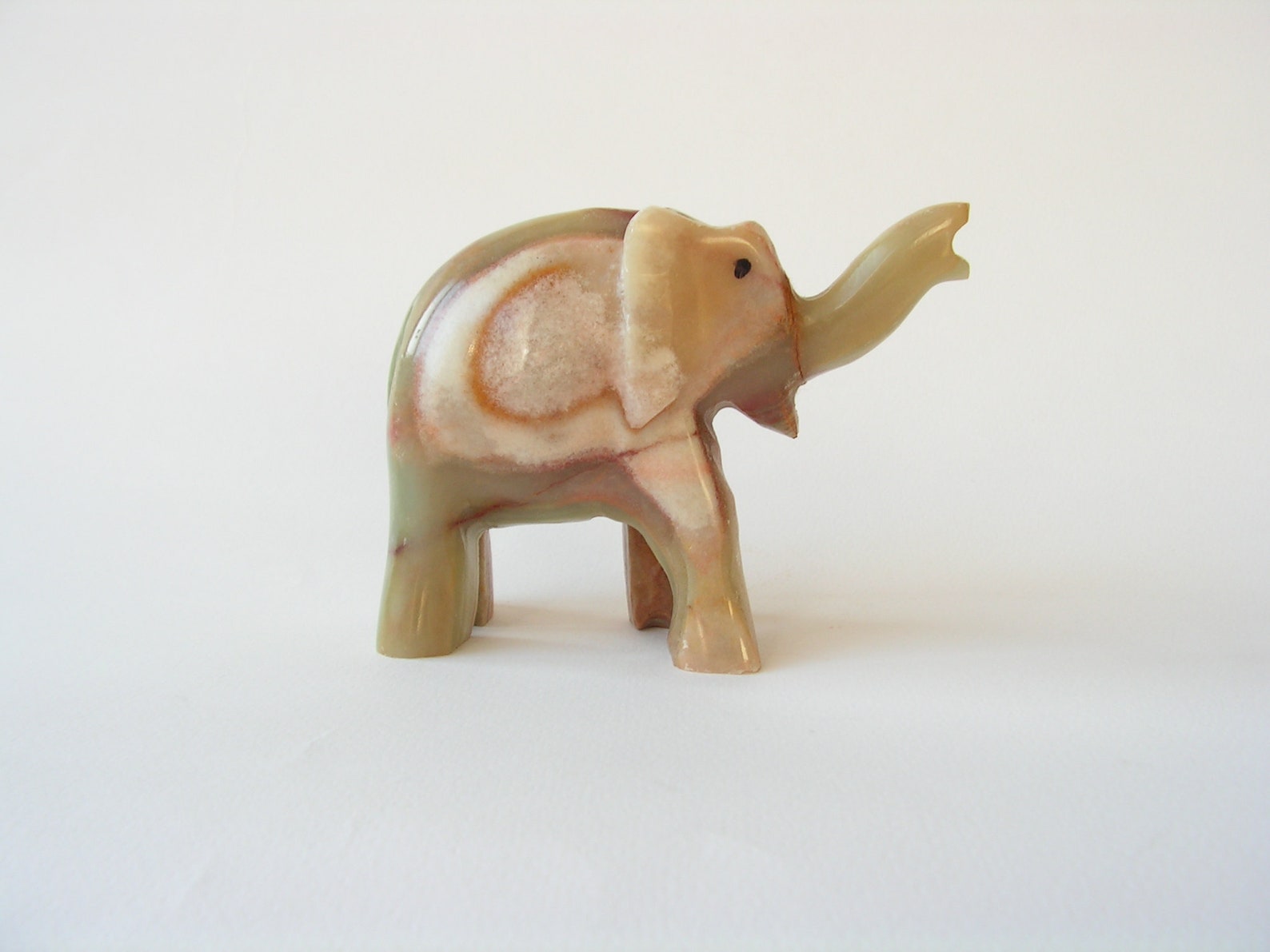 Onyx Elephant Figurine Stone Figure Vintage Stone Elephant | Etsy