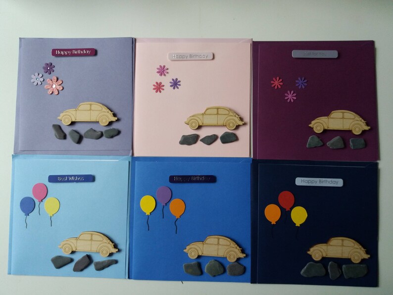 Handmade Birthday Card Beetle 1 Card