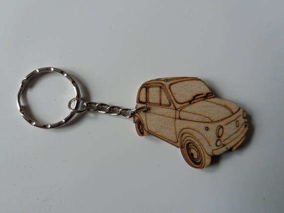 fiat 500 keychain