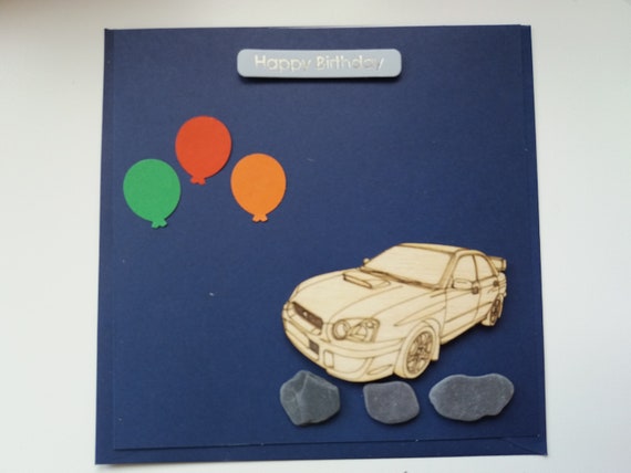 Subaru Impreza Handmade Birthday Card 1 Card Etsy