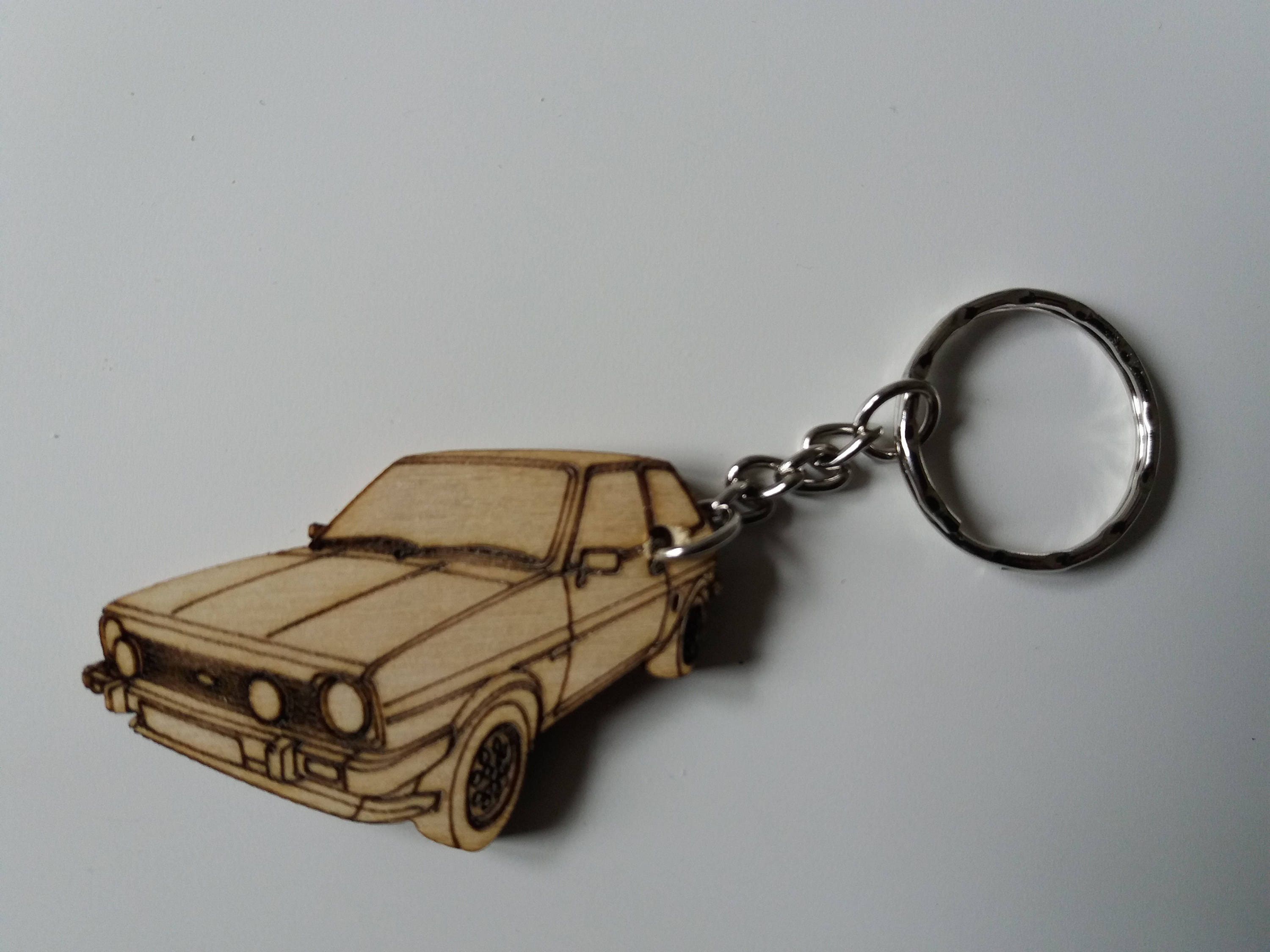 Ford Fiesta Mk1 XR2 Keyring Etched detail wooden | Etsy