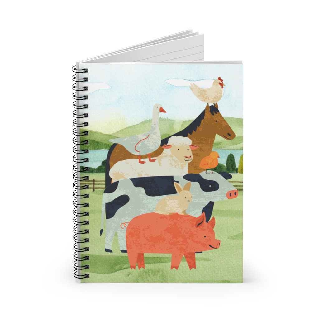 Life on the Farm Notebook Farm Life Farm Friends Middle - Etsy