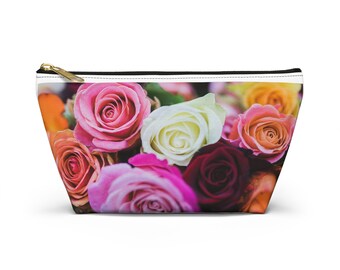 Pochette pour accessoires avec fond en T