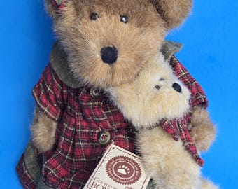 Boyds Bears Samantha Marie Brady Plush TJ&#39;s Best Dressed Jointed Teddy USA SELLER