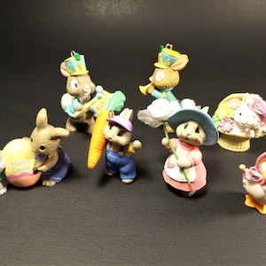 Hallmark Keepsake Easter Ornaments Figurines Sunny Bunny Garden, Spirit Parade Band, & Others