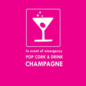 Pop Cork & Drink Champagne personalised print image 1