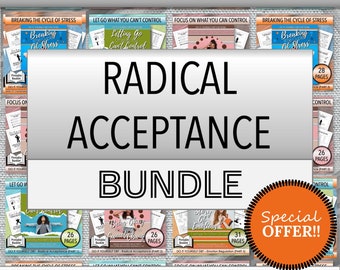 RADICAL ACCEPTANCE (80 Pages) - Do-It-Yourself DBT - Coping Skills For Teens