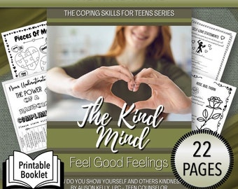 The Kind Mind - Feel Good Feelings - Unlock your happiness with the power of coping skills printables for teens!