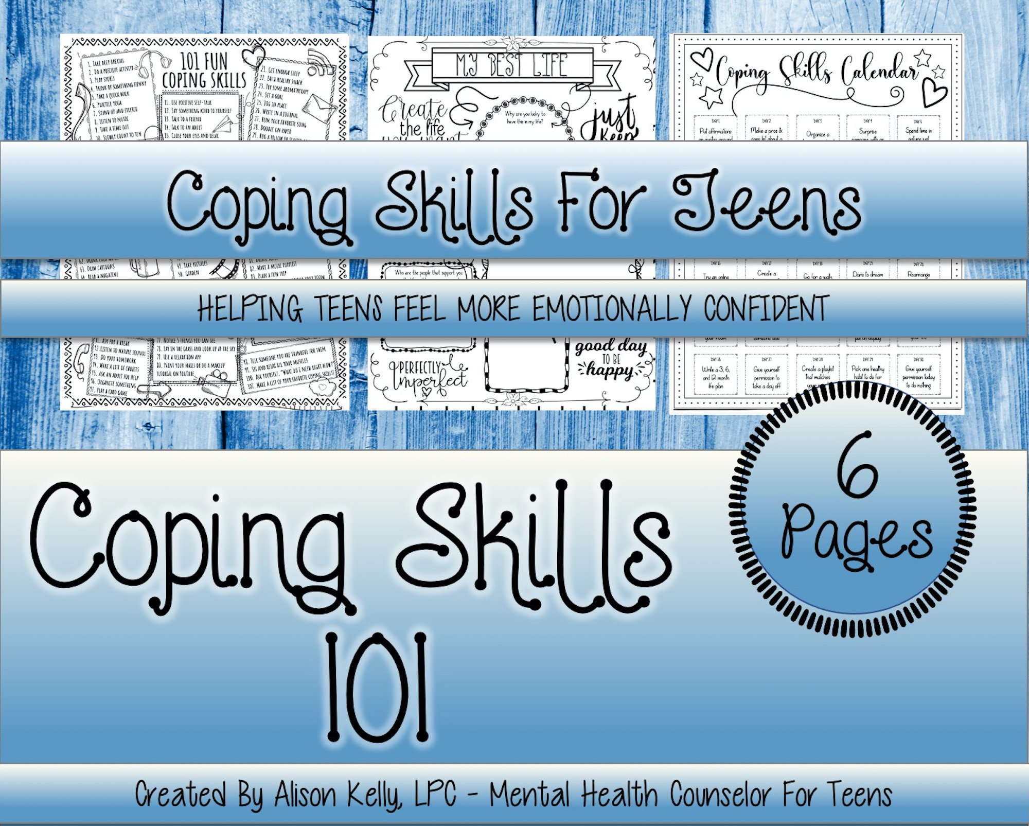 Coping Skills 101 Coping Skills for Teens - Etsy