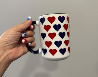 Buffalo hearts mug