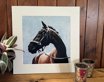 Sky, Mounted Fine Art Print of Horse