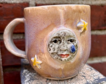 Mug en céramique Lune triste