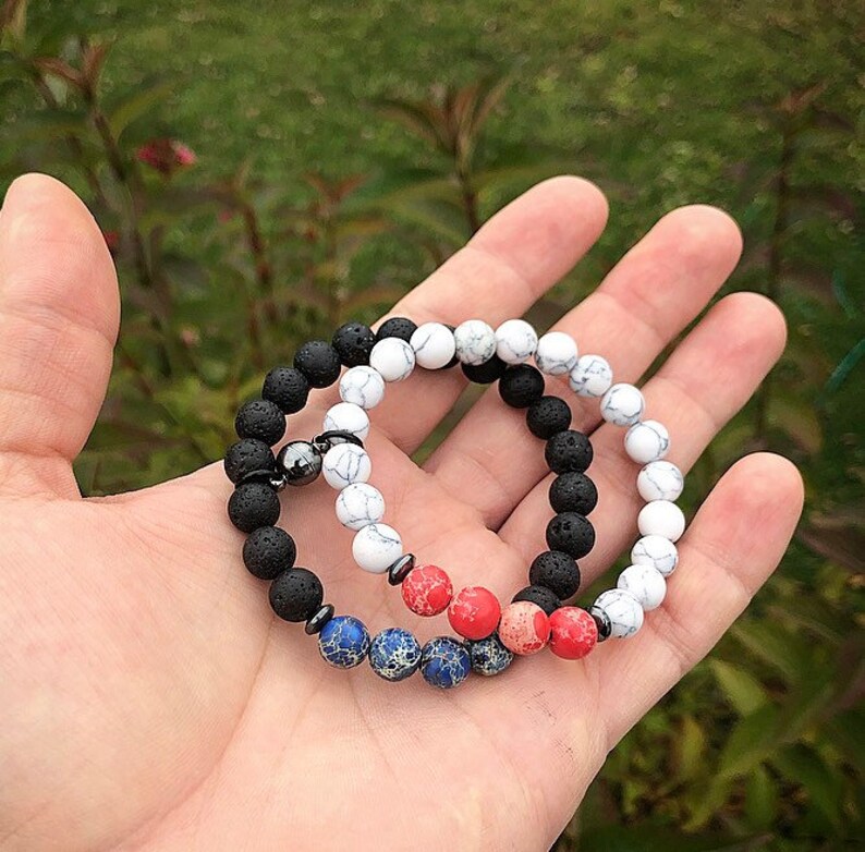 couples bracelets matching couples bracelets long Etsy