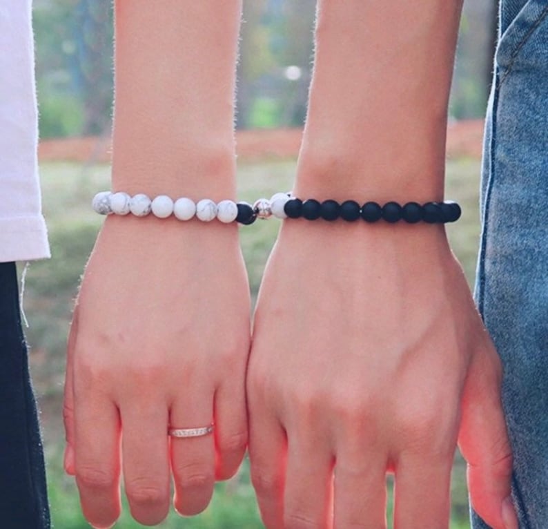 couples bracelets matching couples bracelets long Etsy France