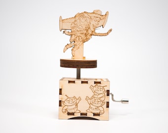 Custom Toy Story Music Box: You've Got A Friend In Me, Birch Plywood