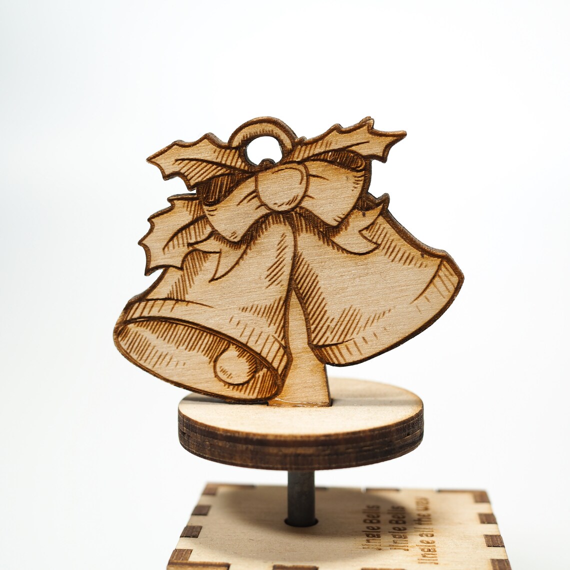 Christmas Music Box Jingle Bells Personalized engraved Etsy