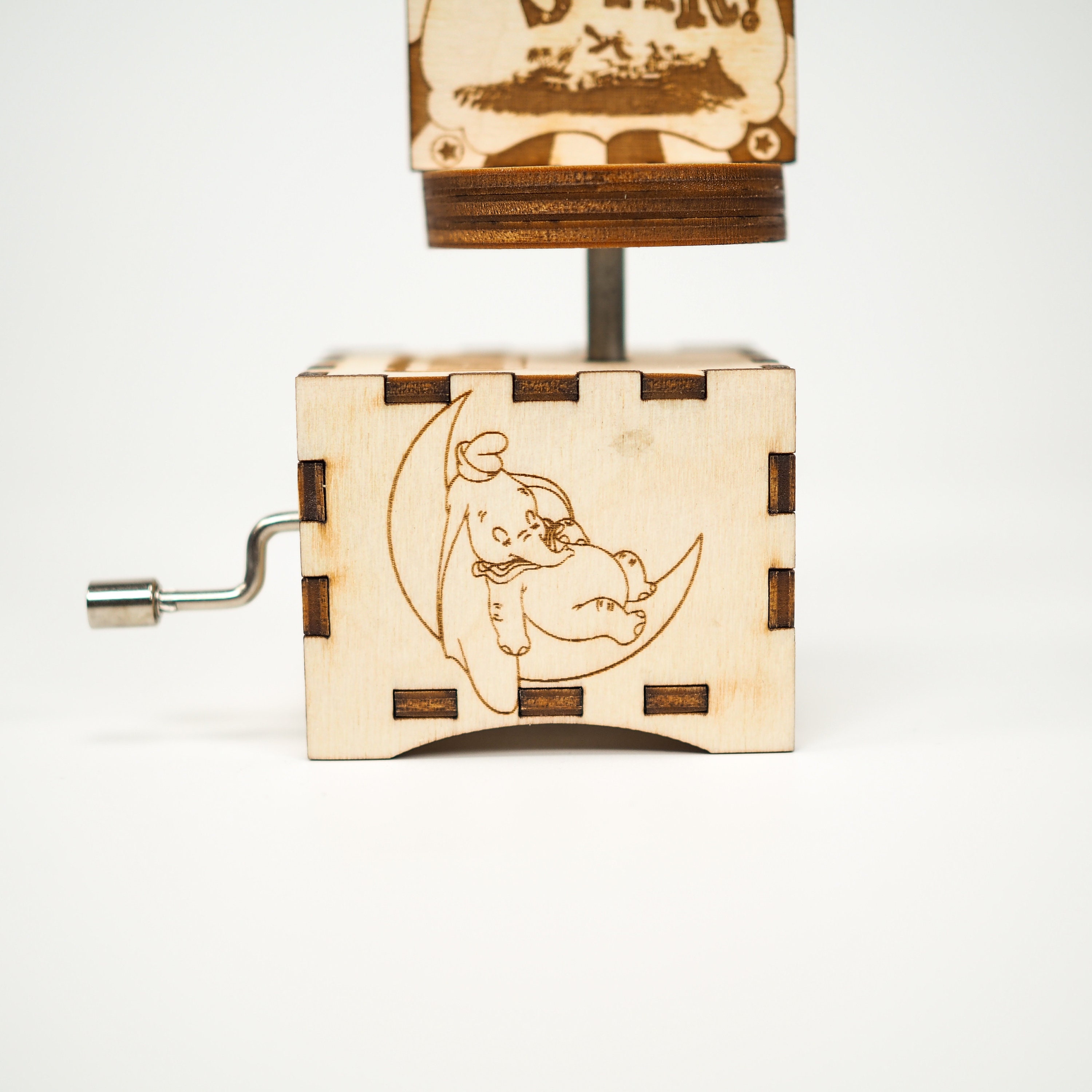 Dumbo Music Box Baby Mine Personalized engraved gift. Hand Etsy
