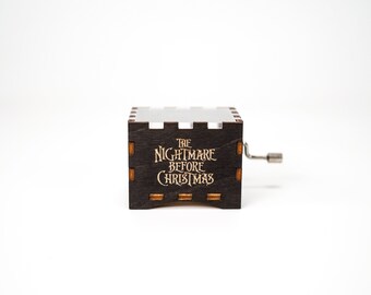 Custom music box The Nightmare Before Christmas This Is Halloween Black Made in USA