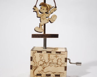 Custom music box Pinocchio When You Wish Upon A Star  Made in USA