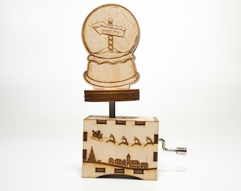 Custom music box Christmas We Wish You A Merry Christmas  Made in USA